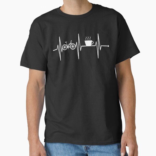 Bicycling Shirt Coffee Lover Cycling Biking Funny Biker