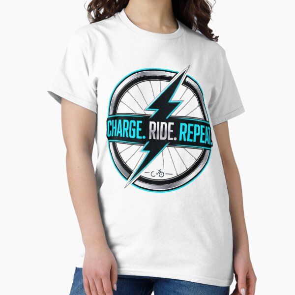 Charge Ride Repeat Electric Bike Lifestyle Shirt