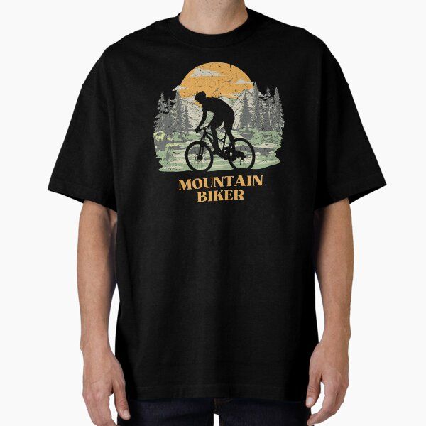 Mountain Biker – Trail Ride Silhouette Nature Design