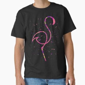 Flamingo logo art — graphic tee