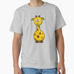 Cartoon Giraffe — graphic tee