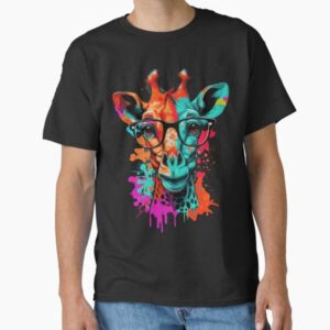 Cute giraffe — graphic tee