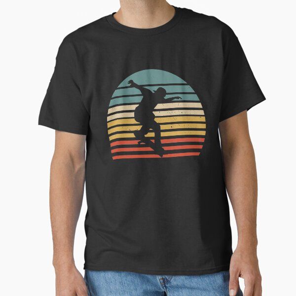 Skate Shirt Vintage Skateboarding Retro Style Gift